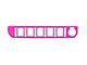 Center Dash 5-Switch Panel Accent Trim; Hot Pink (16-23 Tacoma)