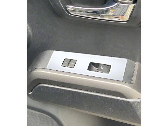 Door Switch Panel Accent Trim; Gloss White (16-23 Tacoma Access Cab)