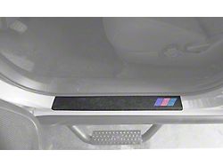 Front Door Sill Protection; Black with Lady TRI-Color (05-22 Tacoma)