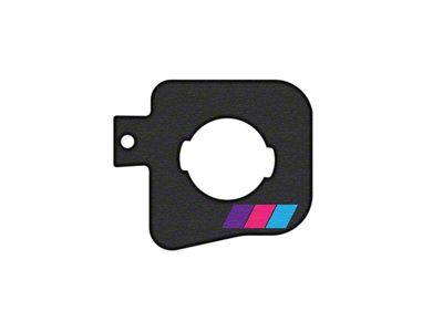 Gas Cap Holder; TRI-Color V2 Purple/Pink Blue (05-15 Tacoma w/ 6-Foot Bed)