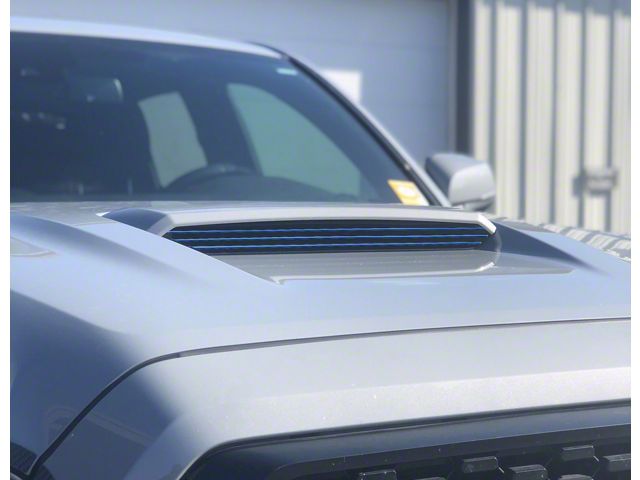Inner Hood Scoop Line Accent; Blazing Blue (16-23 Tacoma)