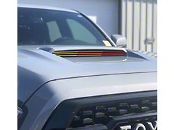 Inner Hood Scoop Line Accent; TRI-Color (16-23 Tacoma)