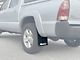 Mud Flaps with White 4WD Logo; Rear (05-15 Tacoma w/ OE Fender Flares)