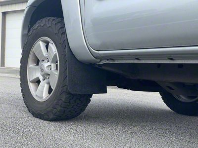 Mud Flaps; Front (05-15 Tacoma w/ OE Fender Flares)