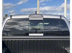 Rear Power Sliding Window Accent Trim; Silver Sky Metallic (16-23 Tacoma)