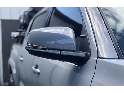 Side Mirror Accent Trim; Calvary Blue (16-23 Tacoma w/ Mirror Blinkers)