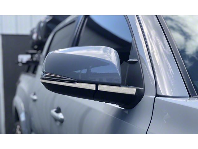 Side Mirror Accent Trim; Silver Sky Metallic (16-23 Tacoma w/ Mirror Blinkers)