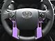4-Button Steering Wheel Accent Trim; Lavender Purple (14-21 Tundra)