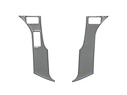 3-Button Steering Wheel Accent Trim; Magnetic Gray Metallic (16-23 Tacoma)