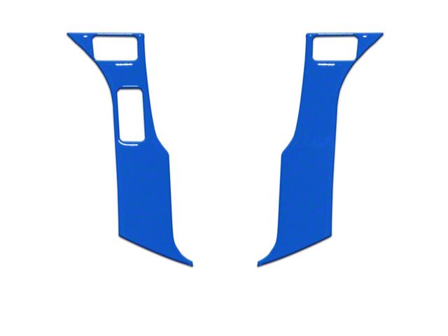 3-Button Steering Wheel Accent Trim; Voodoo Blue (16-23 Tacoma)