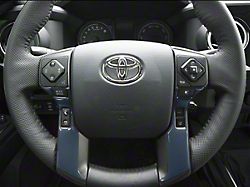 4-Button Steering Wheel Accent Trim; Cavalry Blue (16-23 Tacoma)