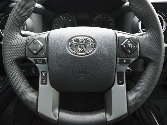 4-Button Steering Wheel Accent Trim; Cement Gray (14-21 Tundra)