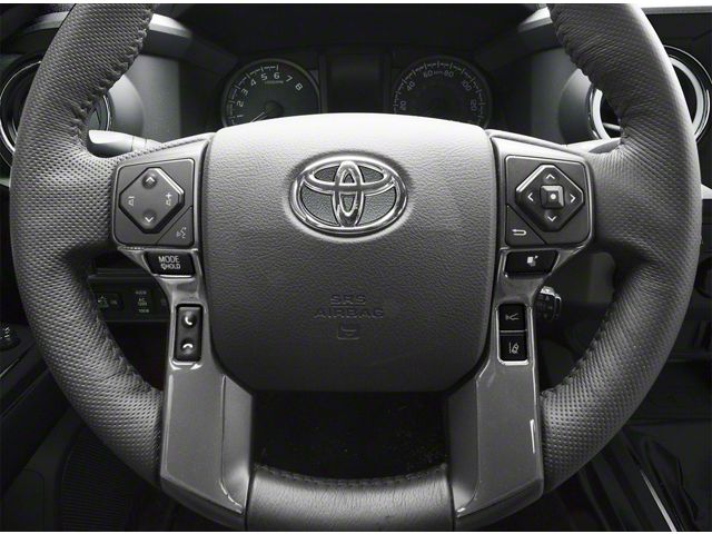 4-Button Steering Wheel Accent Trim; Magnetic Gray Metallic (14-21 Tundra)