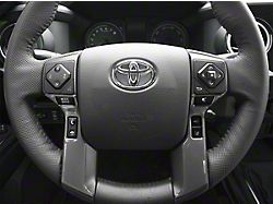 4-Button Steering Wheel Accent Trim; Magnetic Gray Metallic (16-23 Tacoma)