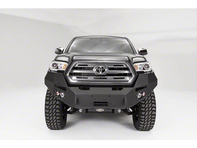 Fab Fours Premium Winch Front Bumper; Bare Steel (16-23 Tacoma)