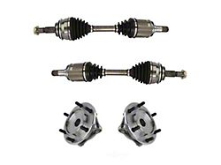 Front CV Axle Shafts and Hub Assembly Set (05-15 4WD Tacoma)