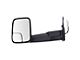 Powered Heated Flip-Up Towing Mirrors; Textured Black (16-19 Tacoma)