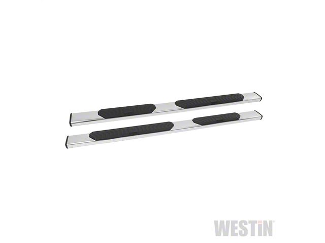 Westin R5 Nerf Side Step Bars; Stainless Steel (05-23 Tacoma Double Cab)