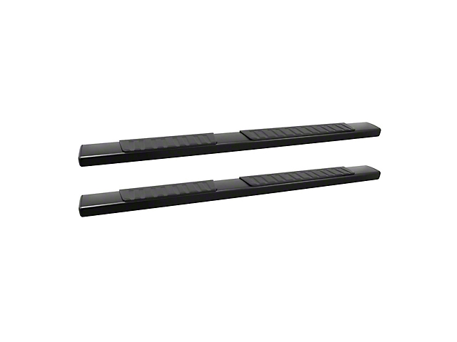 R7 Nerf Side Step Bars; Black (05-22 Tacoma Double Cab)