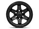 Fuel Wheels Block Beadlock Matte Black 6-Lug Wheel; 17x8.5; 0mm Offset (05-15 Tacoma)
