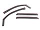 Wade In-Channel Window Deflectors; Front and Rear; Smoked (16-23 Tacoma Double Cab)