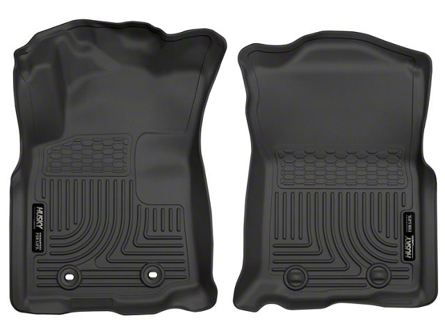 Husky Liners WeatherBeater Front Floor Liners; Black (16-17 Tacoma)
