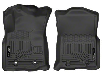 Husky Liners WeatherBeater Front Floor Liners; Black (16-17 Tacoma)