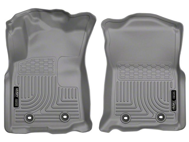Husky Liners WeatherBeater Front Floor Liners; Gray (18-23 Tacoma w/ Automatic Transmission)