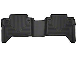 Husky Liners X-Act Contour Second Seat Floor Liner; Black (05-23 Tacoma Double Cab w/ Automatic Transmission)