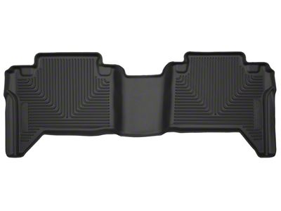 Husky Liners X-Act Contour Second Seat Floor Liner; Black (05-23 Tacoma Double Cab w/ Automatic Transmission)