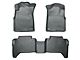 Husky Liners WeatherBeater Front and Second Seat Floor Liners; Footwell Coverage; Gray (05-15 Tacoma Double Cab)