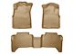 Husky Liners WeatherBeater Front and Second Seat Floor Liners; Footwell Coverage; Tan (05-15 Tacoma Double Cab)