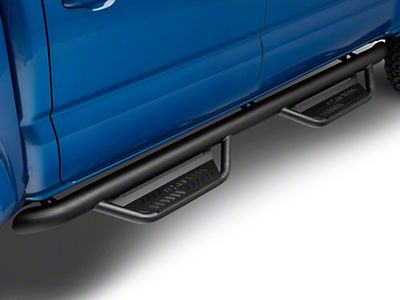 N-Fab Tacoma Cab Length Podium Nerf Side Step Bars; Textured Black