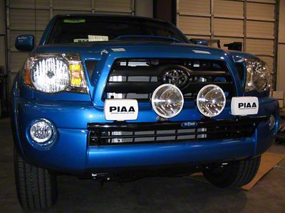 N-Fab Front Light Mount Bar; Gloss Black (05-11 Tacoma)