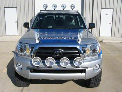 N-Fab Front Light Mount Bar; Textured Black (05-11 Tacoma)