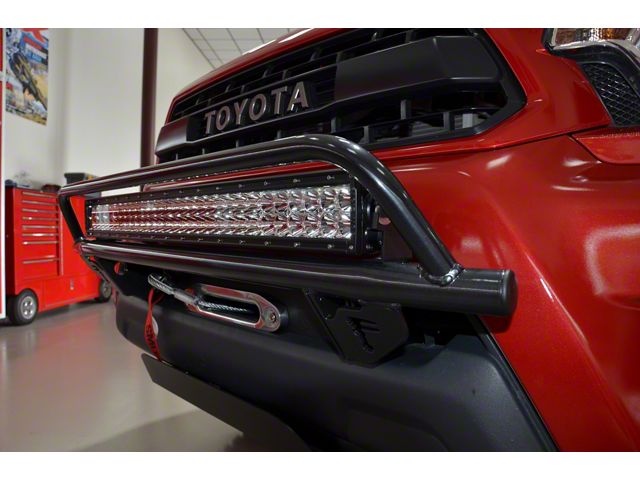 N-Fab O.R. Series Front Light Mount Bar with Multi-Mount; Gloss Black (12-15 Tacoma)