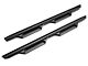 Rough Country Cab Length DS2 Drop Side Step Bars; Black (05-22 Tacoma Double Cab)