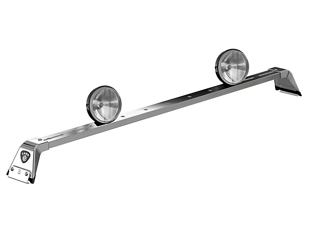 Carr M Profile Light Bar; Polished (05-21 Tacoma)