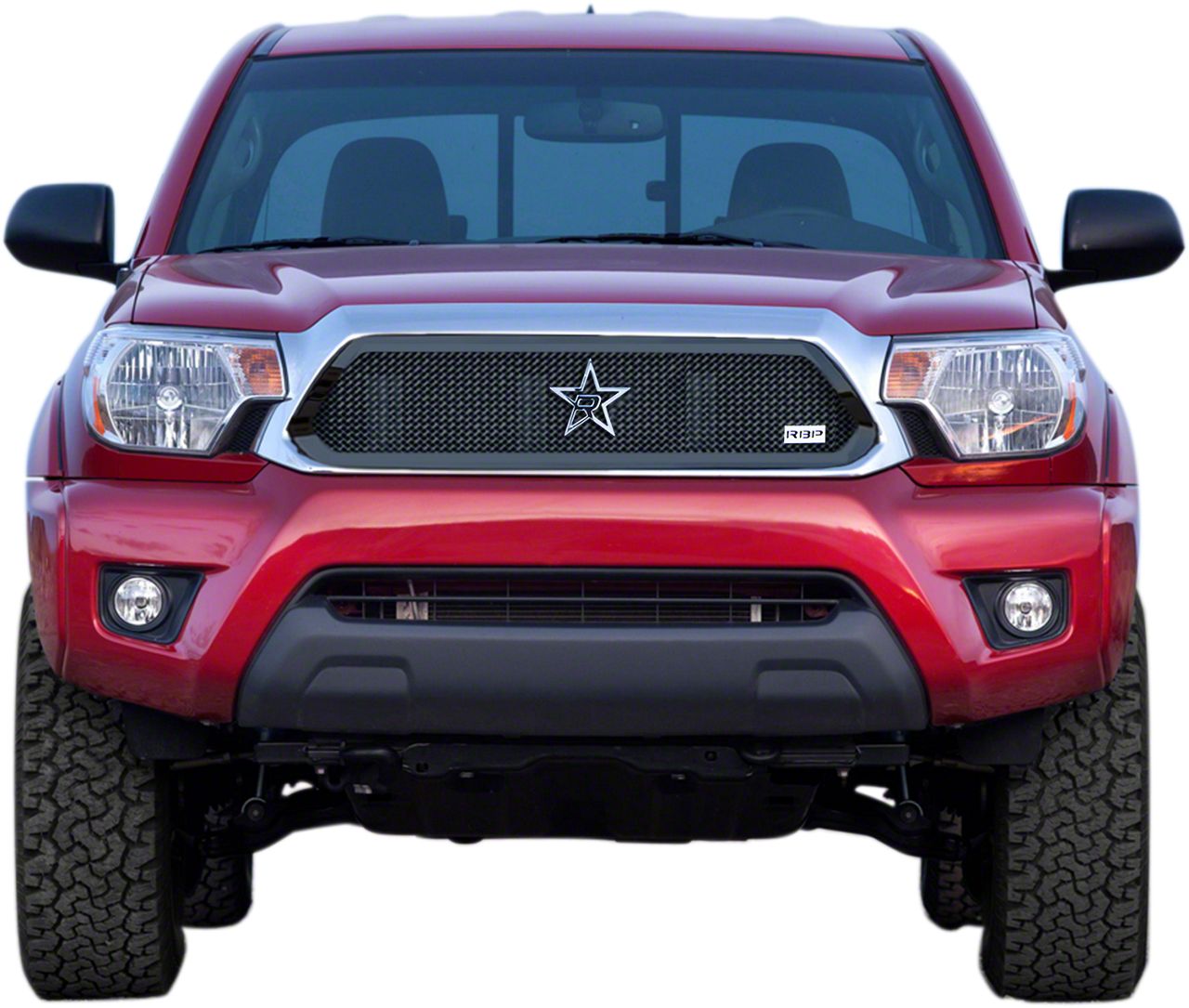 RBP Tacoma RL Series Smooth Upper Replacement Grille - Black RBP-254896 ...