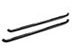 Smittybilt 3-Inch Sure Side Step Bars; Gloss Black (05-23 Tacoma Double Cab)