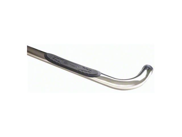 Smittybilt 3-Inch Sure Side Step Bars; Stainless Steel (05-23 Tacoma Double Cab)
