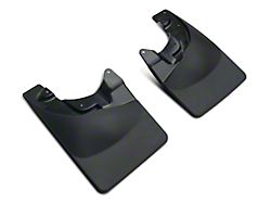 Weathertech No-Drill Mud Flaps; Front; Black (05-15 Tacoma w/ OE Fender Flares, Excluding X-Runner)