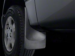 Weathertech No-Drill Mud Flaps; Rear; Black (05-15 Tacoma, Excluding X-Runner)