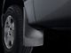 Weathertech No-Drill Mud Flaps; Rear; Black (05-15 Tacoma, Excluding X-Runner)