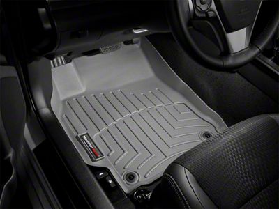 Weathertech DigitalFit Front Floor Liners; Gray (12-15 Tacoma Double Cab)