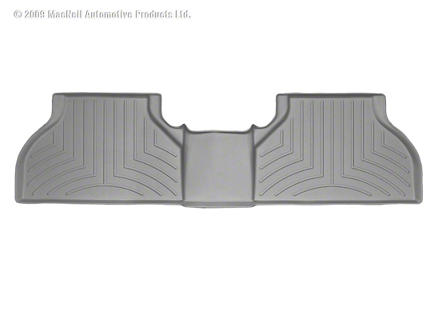Weathertech DigitalFit Rear Floor Liner; Gray (16-22 Tacoma Double Cab)