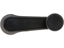 Window Crank Handle; Black; Match by Appearance; With Knob (05-14 Tacoma)