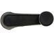 Window Crank Handle; Black; Match by Appearance; With Knob (05-14 Tacoma)