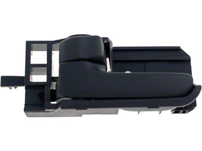 Interior Door Handle; Front and Rear Left; Dark Gray; Plastic (05-15 Tacoma Double Cab)