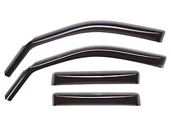 Weathertech Side Window Deflectors; Front and Rear; Dark Smoke (05-15 Tacoma Access Cab)